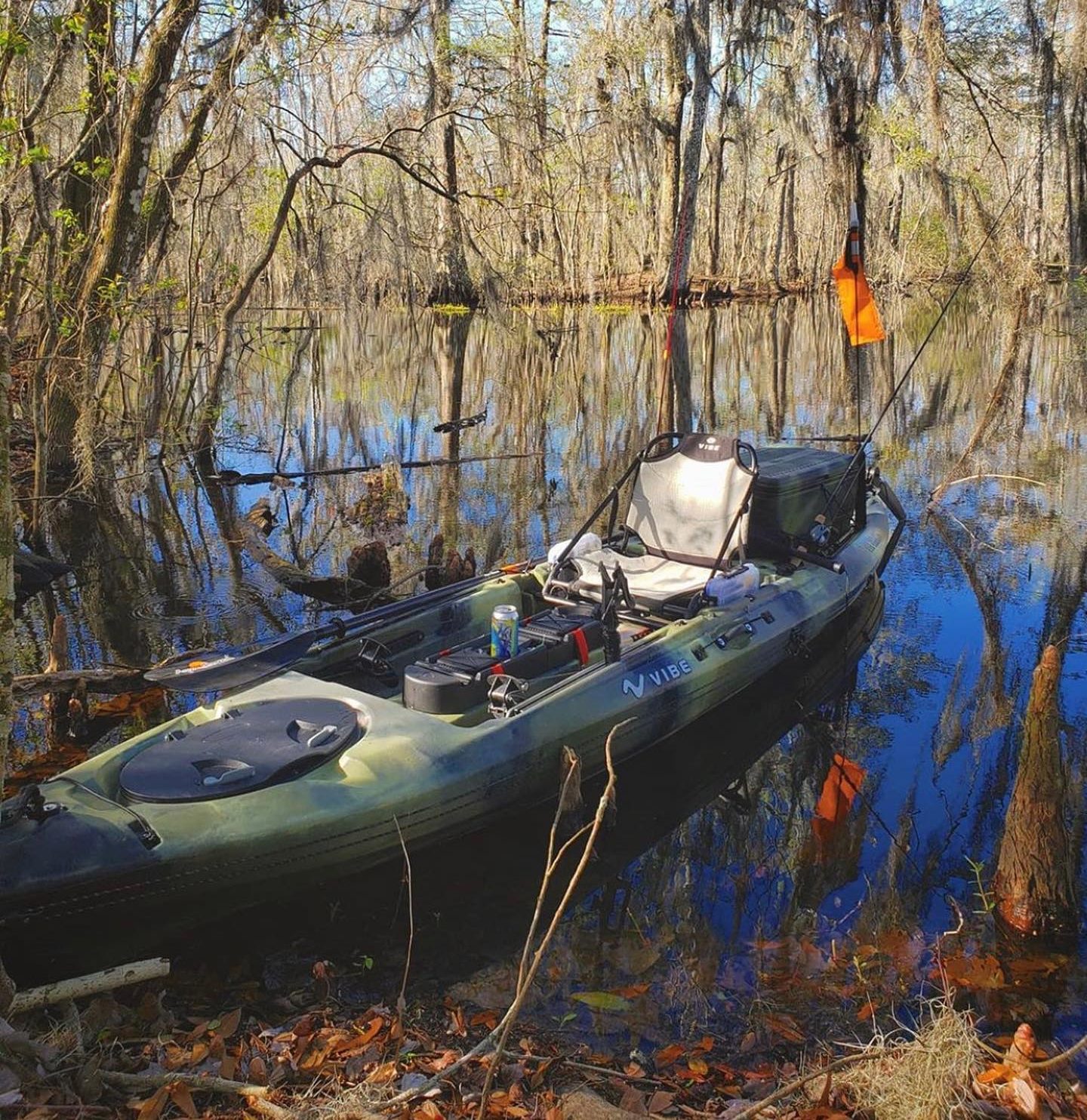 Picture of the Vibe Sea Ghost 130 on the water